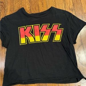 Retro Brand Kiss Tshirt Kids Size M Color Black